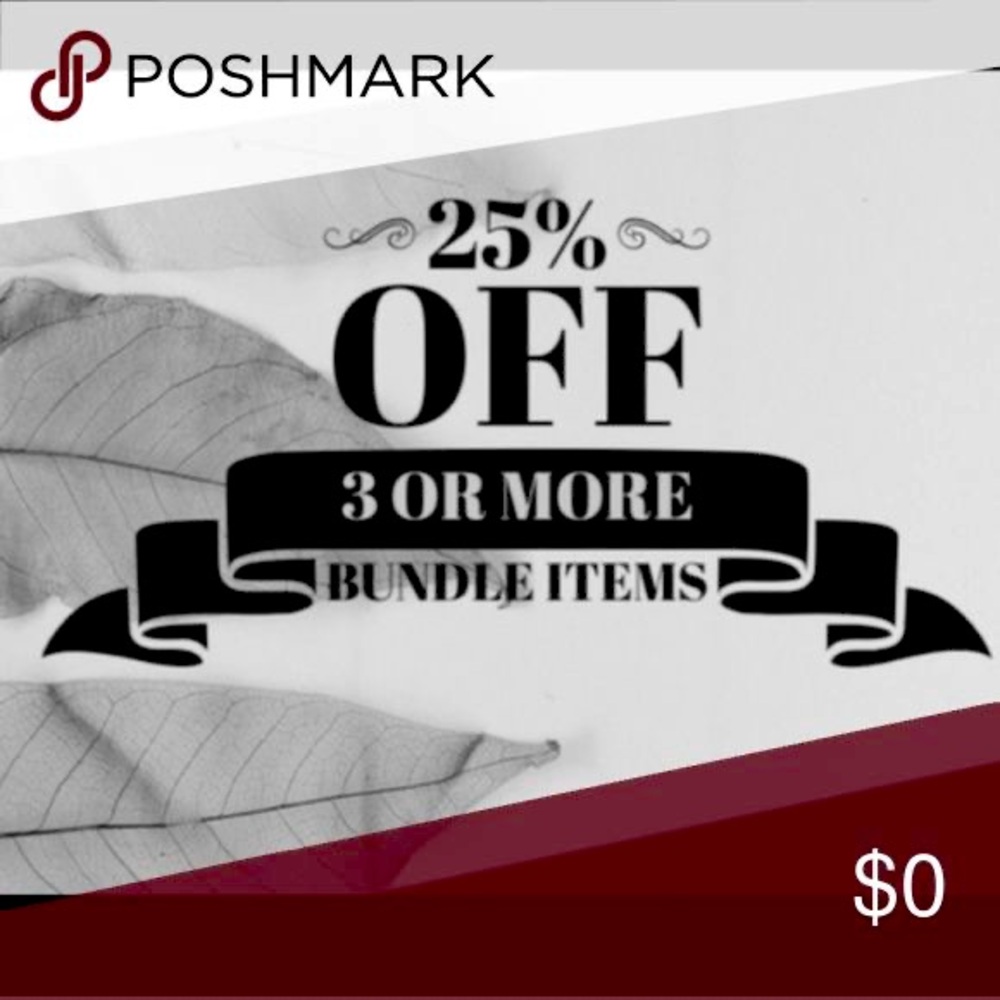 25% off 3 or more items